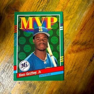 1990 Leaf Donruss MVP Ken Griffey Jr #392 mint condition